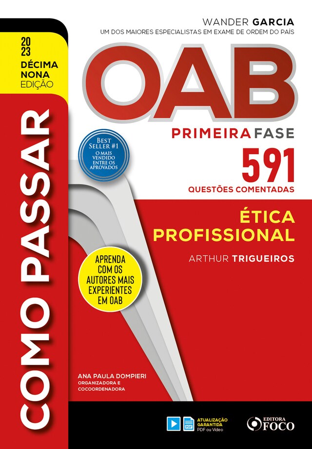 Book cover for Como passar OAB –  Ética