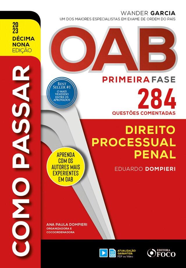 Book cover for Como passar OAB –  Direito Processual Penal