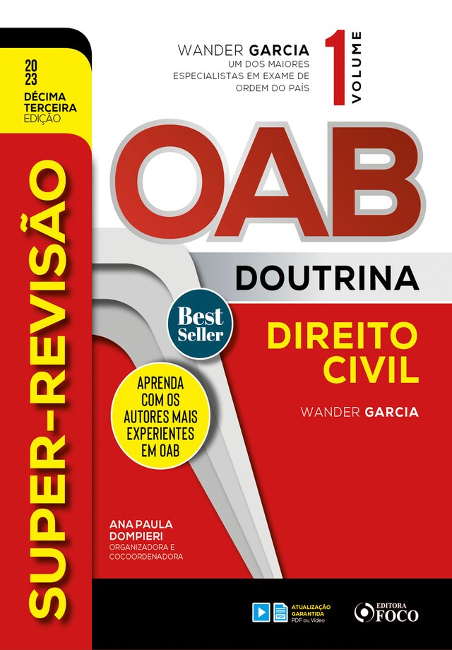 Portada de libro para Super-Revisão OAB Doutrina - Direito Civil