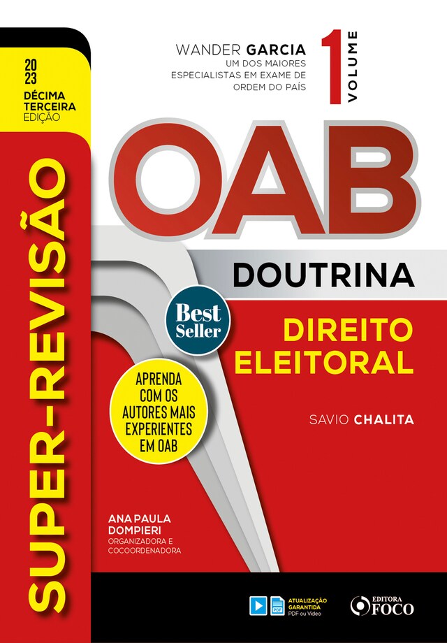 Kirjankansi teokselle Super-Revisão OAB Doutrina - Direito Eleitoral