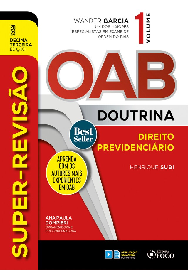 Kirjankansi teokselle Super-Revisão OAB Doutrina - Direito Previdenciário