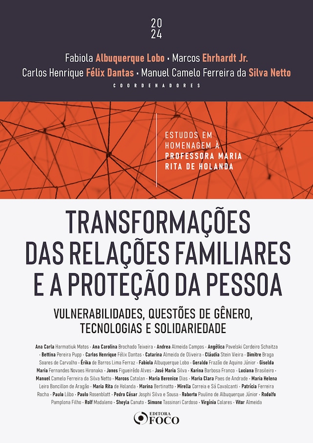 Book cover for Transformações das Relações Familiares e a Proteção da Pessoa