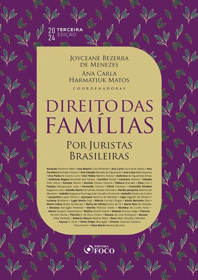 Book cover for Direito das famílias