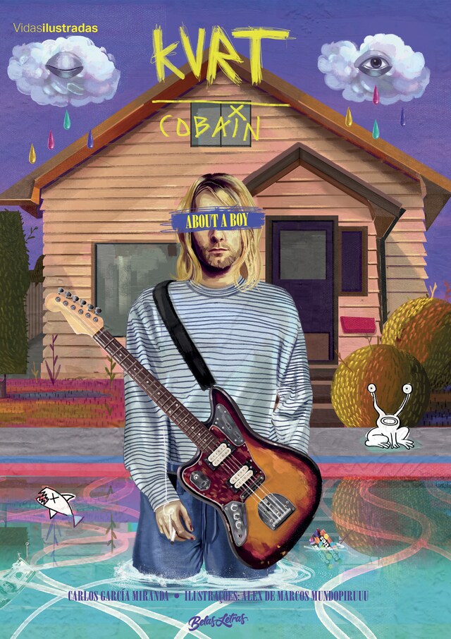 Book cover for Kurt Cobain – About a boy