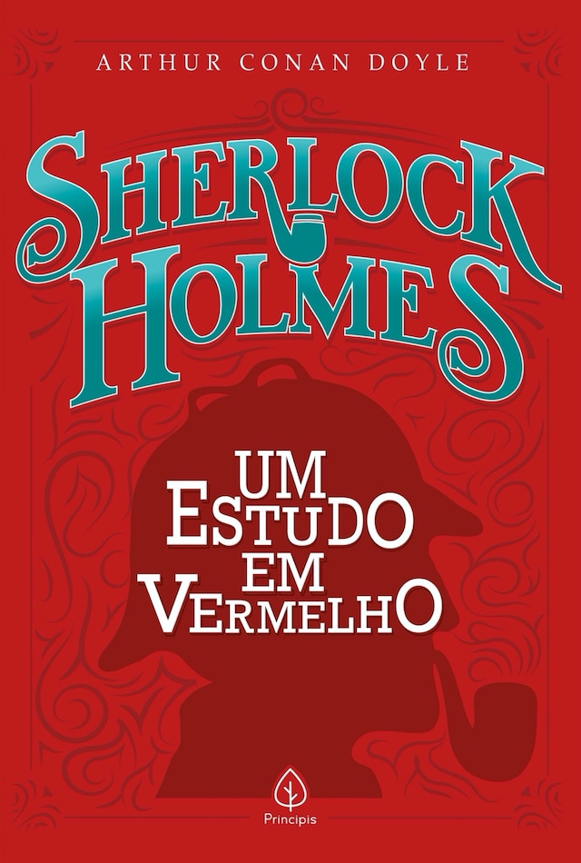 Boekomslag van Sherlock Holmes - Um estudo em vermelho