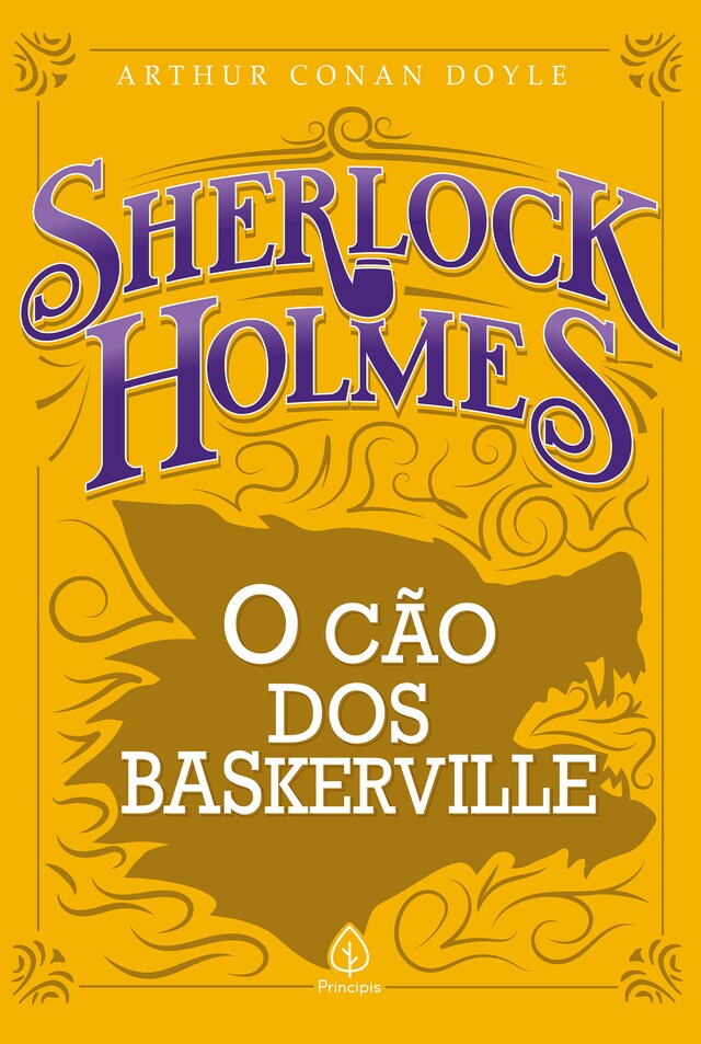 Couverture de livre pour Sherlock Holmes - O cão dos Baskerville