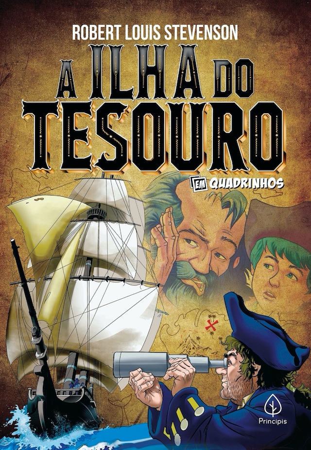 Kirjankansi teokselle A Ilha do Tesouro