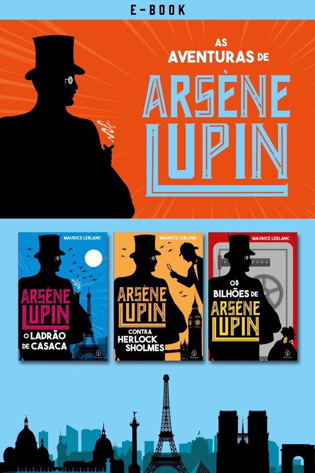 Boekomslag van As aventuras de Arsène Lupin