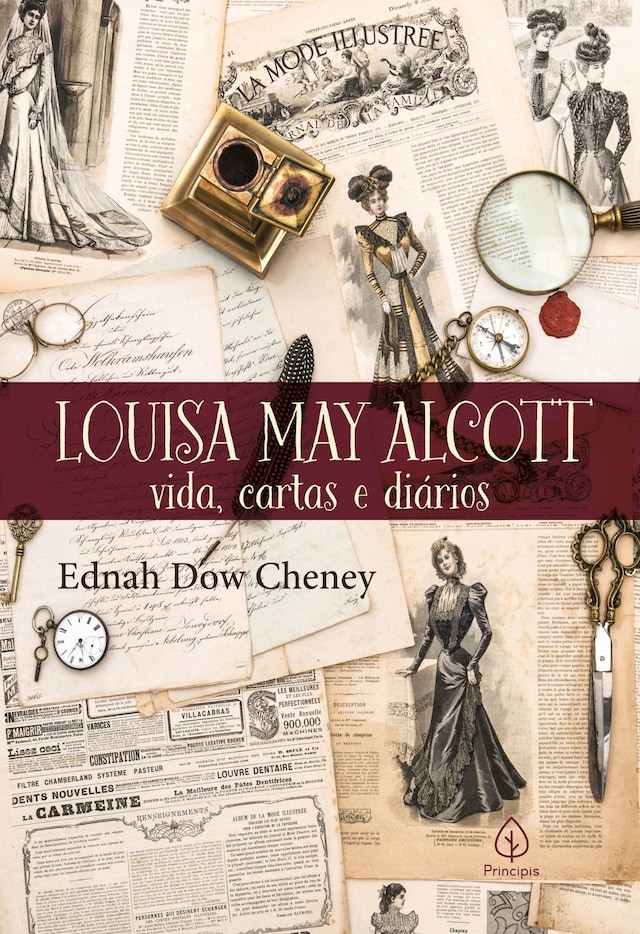 Book cover for Louisa May Alcott: vida, cartas e diários