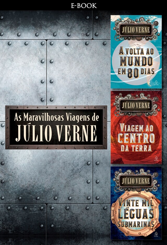 Copertina del libro per As maravilhosas viagens de Júlio Verne