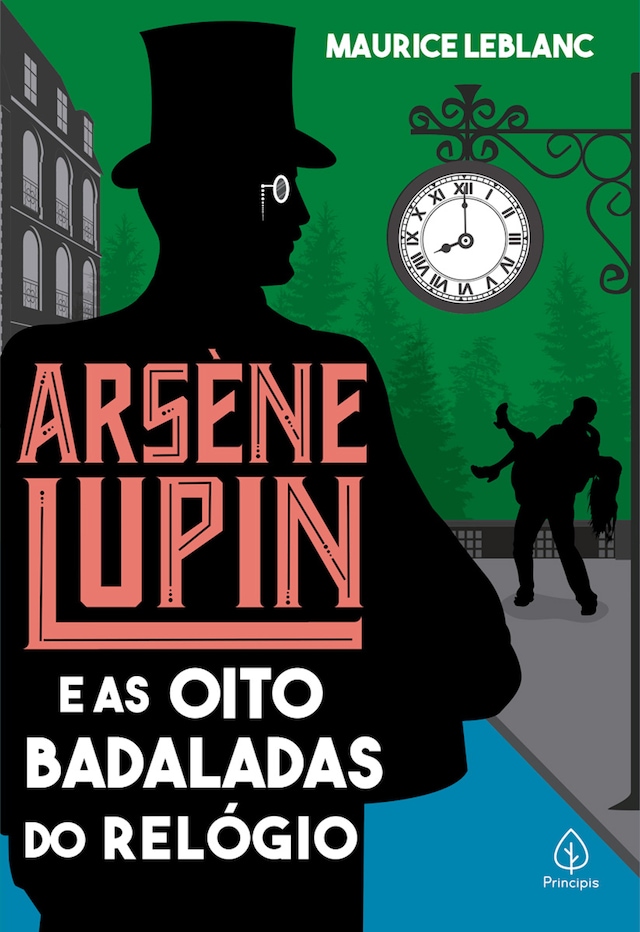 Bokomslag för Arsène Lupin e as oito badaladas do relógio