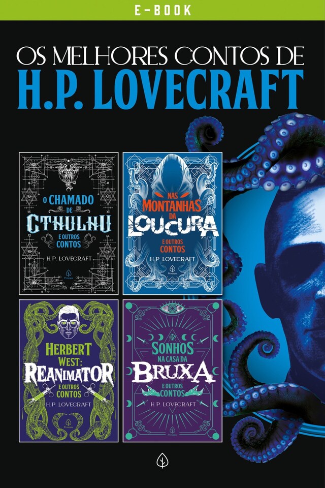 Boekomslag van Os melhores contos de H. P. Lovecraft