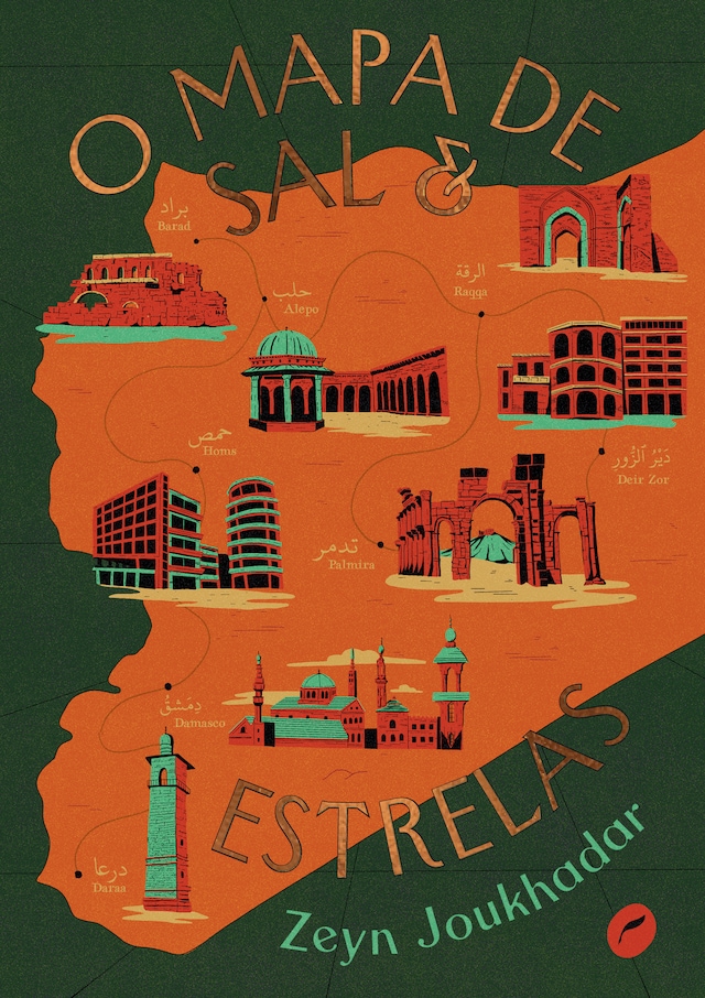 Book cover for O mapa de sal e estrelas