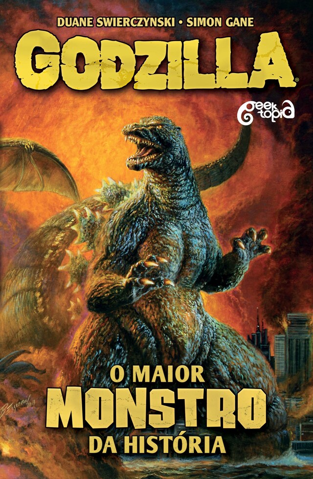 Portada de libro para Godzilla: o maior monstro da história - Vol. 1