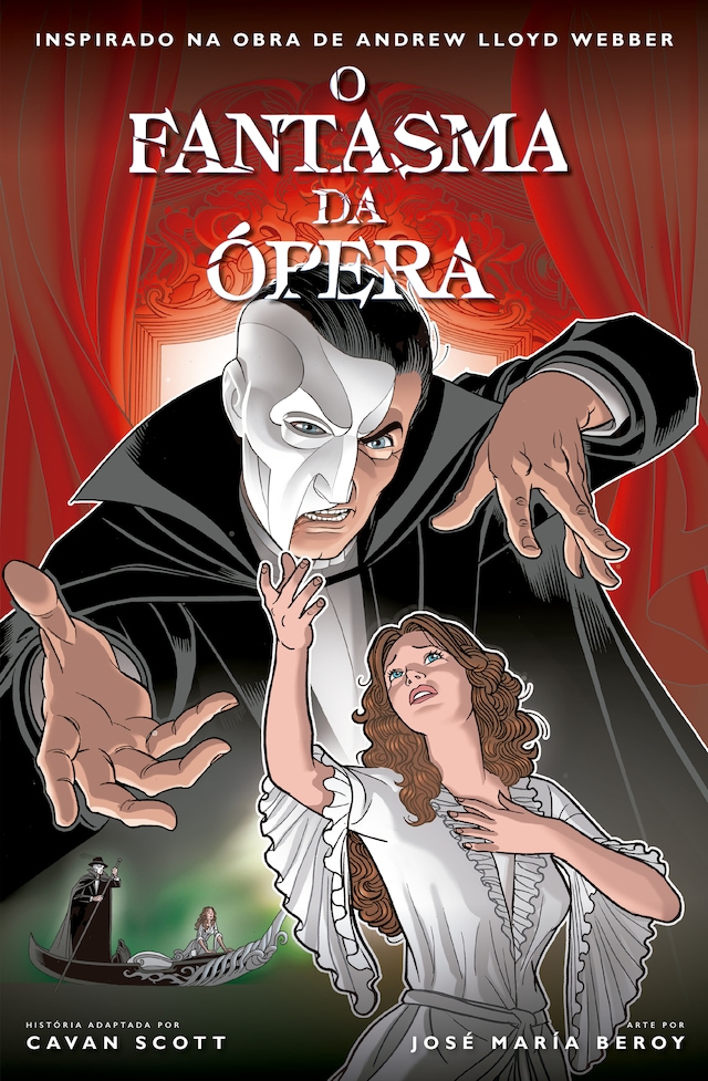 Kirjankansi teokselle O Fantasma da Ópera