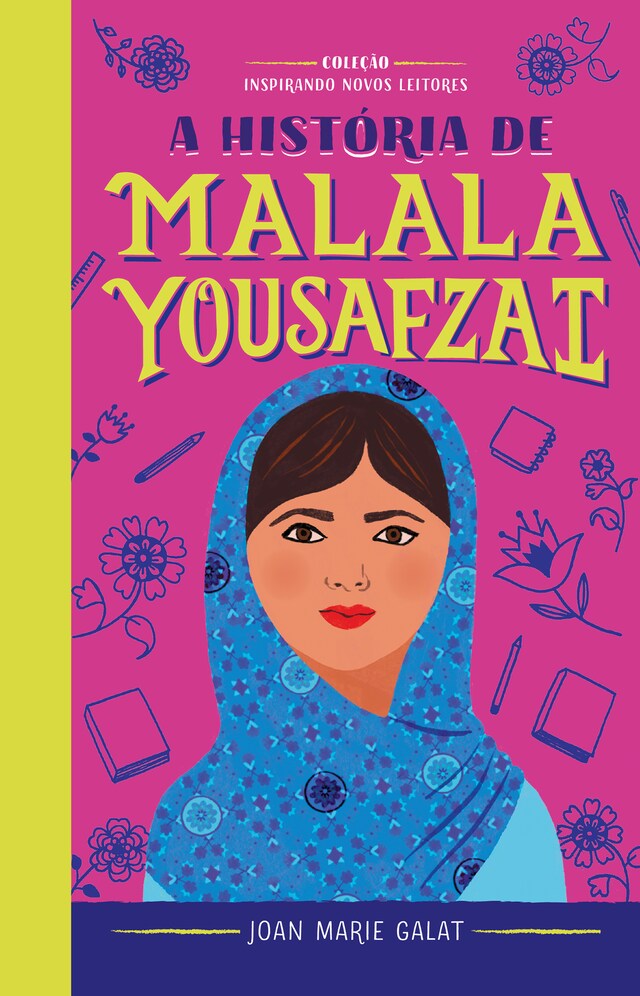 Kirjankansi teokselle A história de Malala Yousafzai