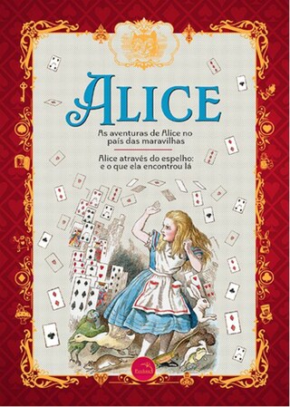 Alice – Alice no País das Maravilhas e Alice através do espelho Lewis Carroll bookCoverFor