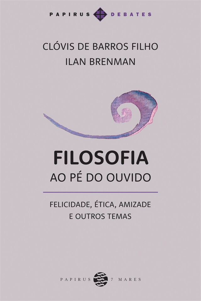 Book cover for Filosofia ao pé do ouvido: