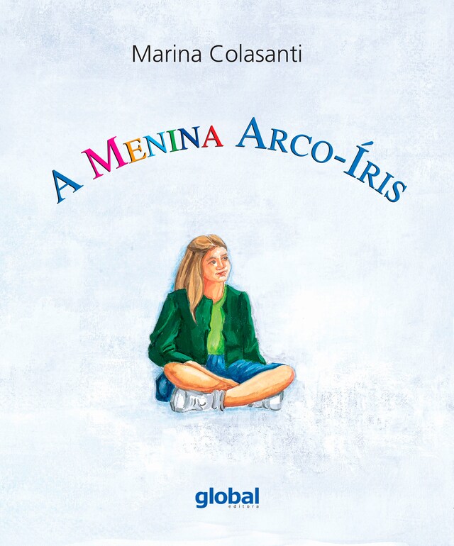 Copertina del libro per A menina Arco-íris