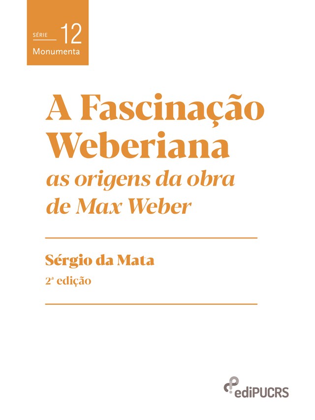 Copertina del libro per A fascinação weberiana