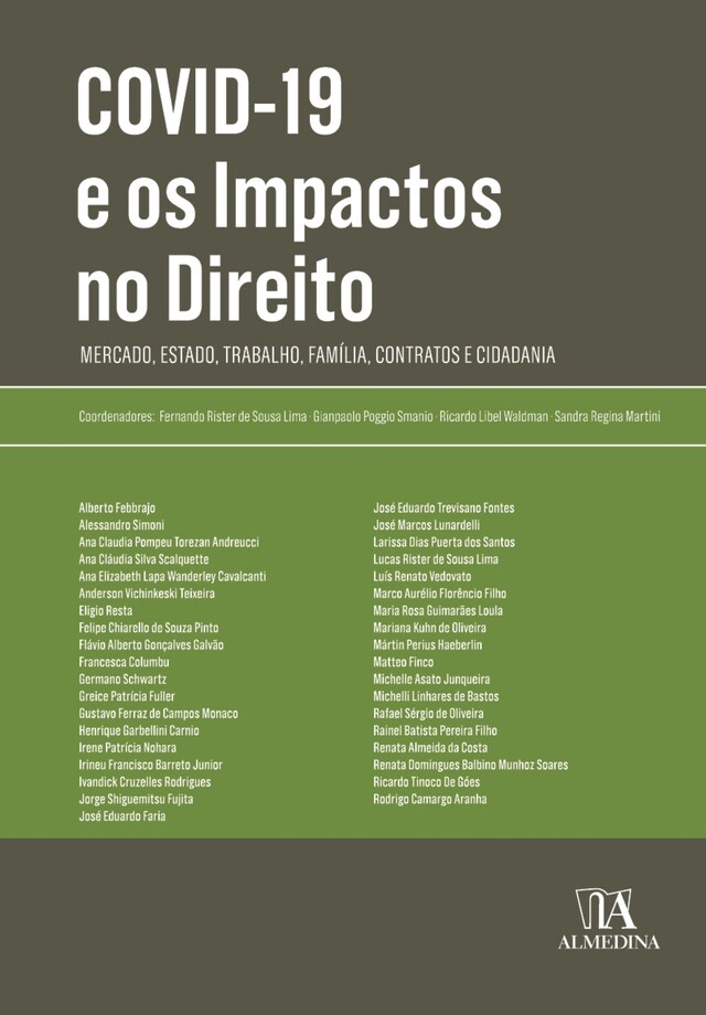 Book cover for Covid-19 e os Impactos no Direito