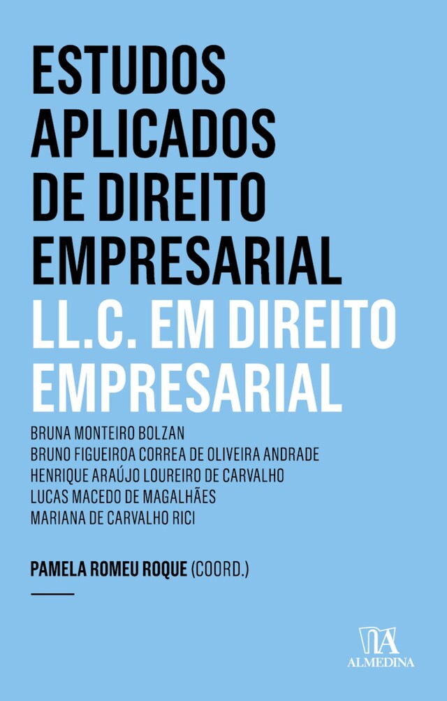 Book cover for Estudos Aplicados de Direito Empresarial