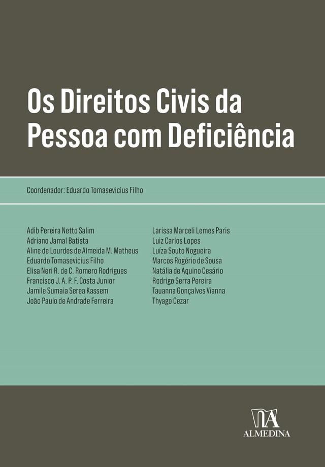 Copertina del libro per Os Direitos Civis da Pessoa com Deficiência