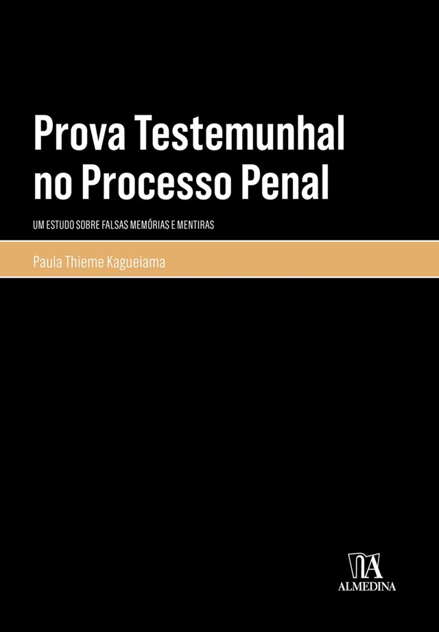 Copertina del libro per Prova Testemunhal no Processo Penal