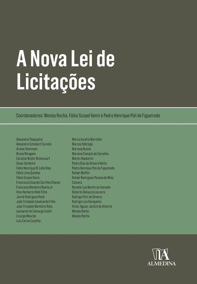 Boekomslag van A Nova Lei de Licitações