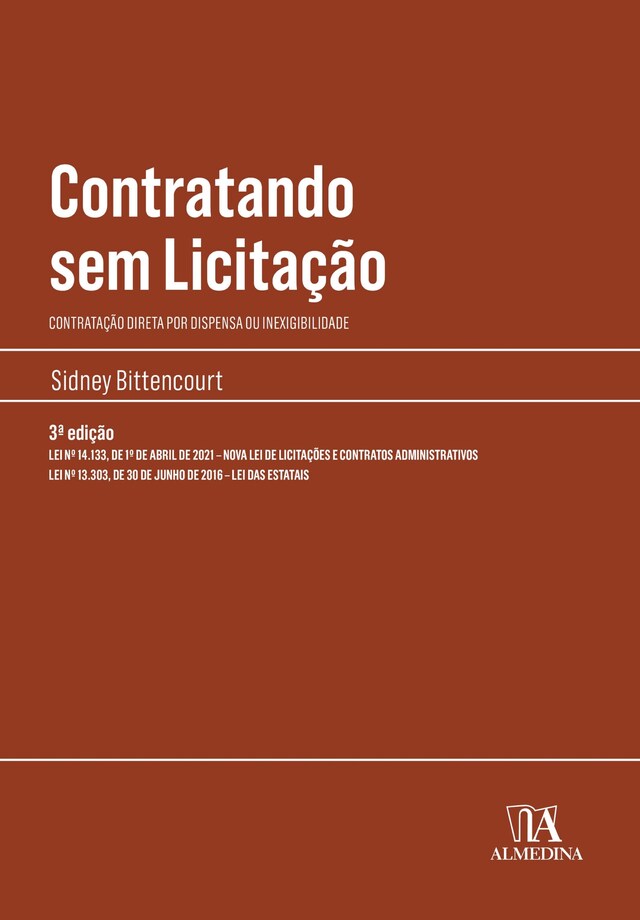 Boekomslag van Contratando sem Licitação