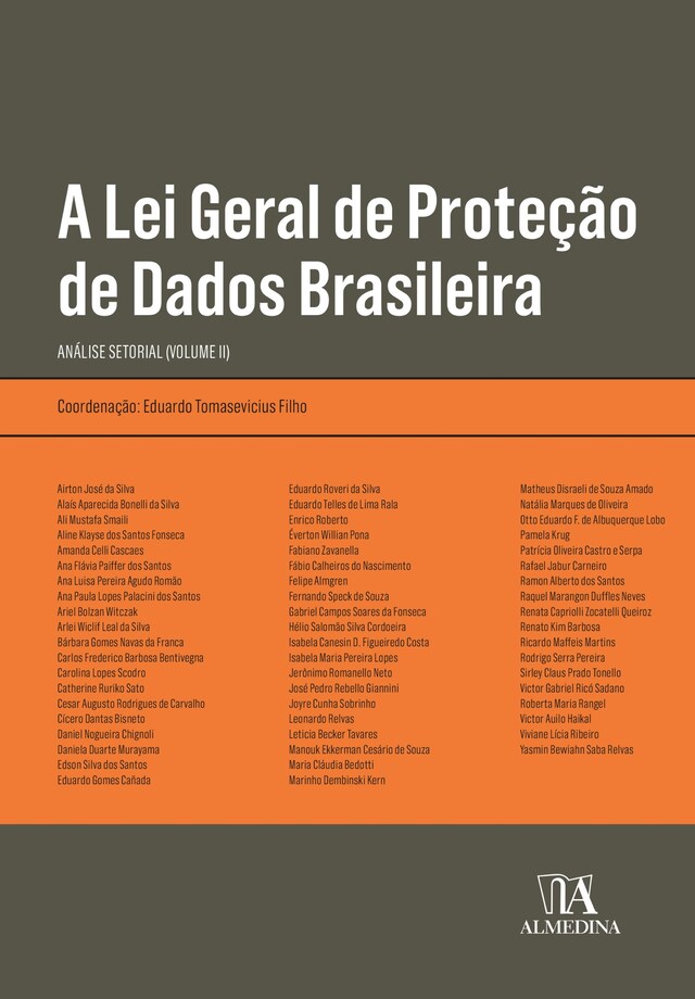 Book cover for A Lei Geral de Proteção de Dados Brasileira