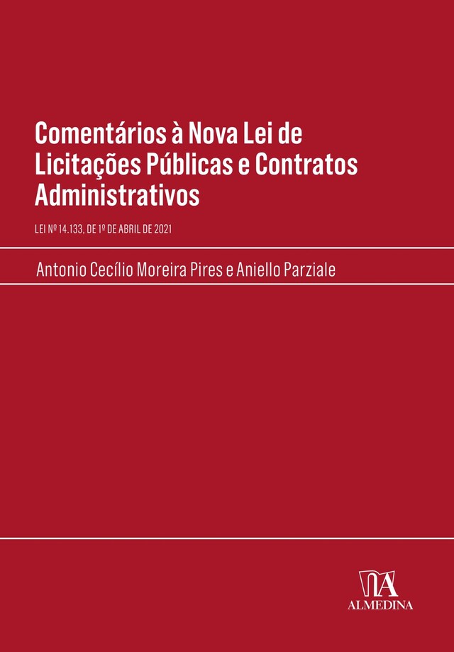 Boekomslag van Comentários à Nova Lei de Licitações Públicas e Contratos Administrativos