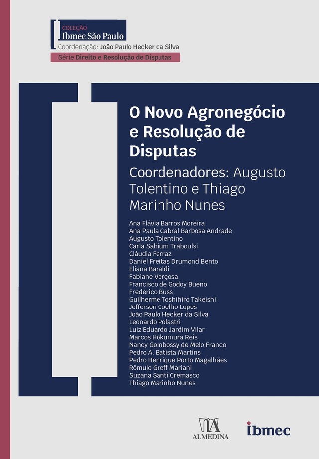 Book cover for O Novo Agronegócio e Resolução de Disputas