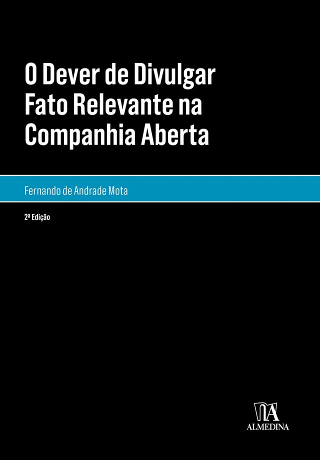 Book cover for O Dever de Divulgar Fato Relevante na Companhia Aberta