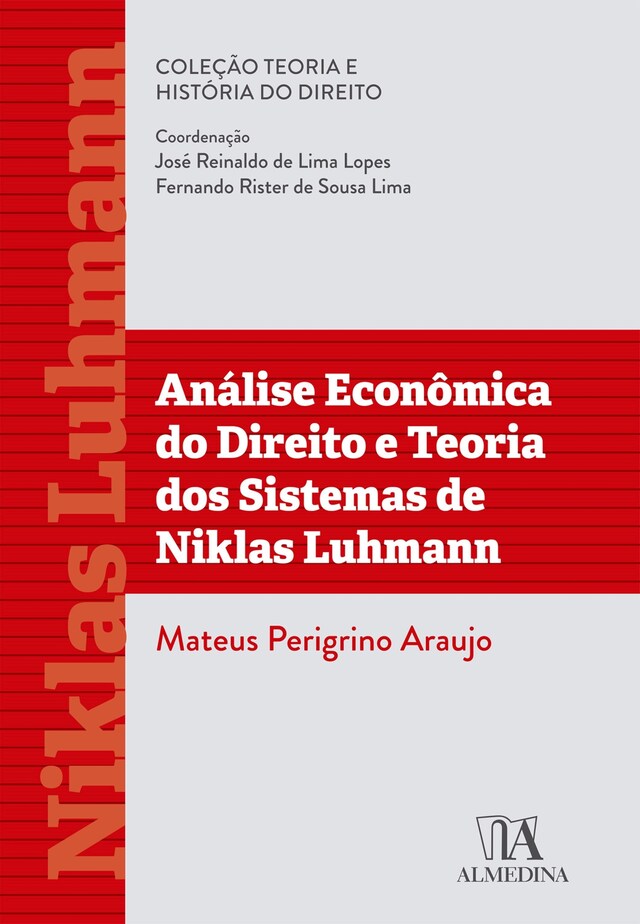 Kirjankansi teokselle Análise econômica do Direito e teoria dos sistemas de Niklas Luhmann