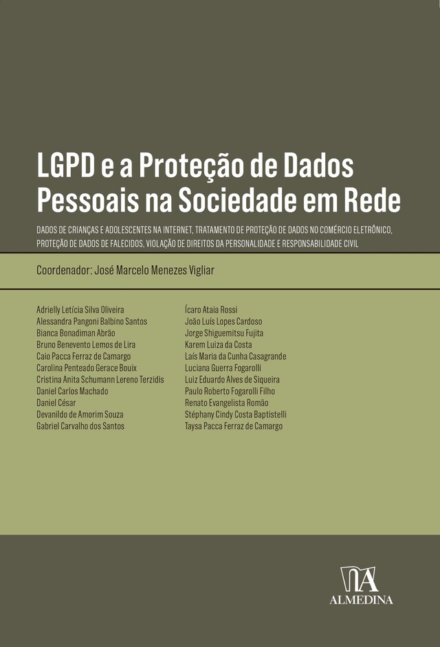 Book cover for LGPD e a Proteção de Dados Pessoais na Sociedade em Rede