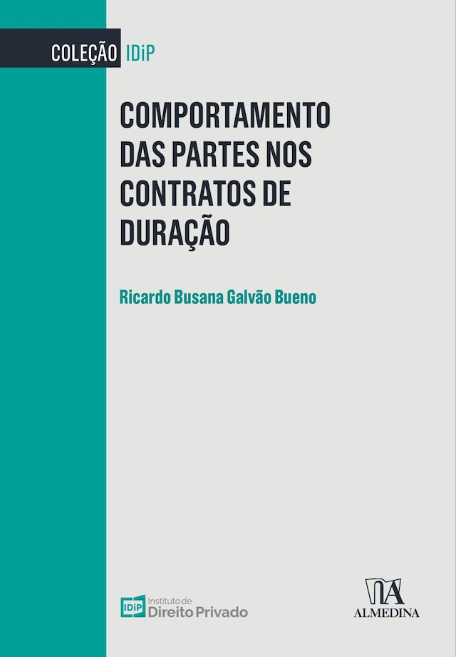 Book cover for Comportamento das Partes nos Contratos de Duração