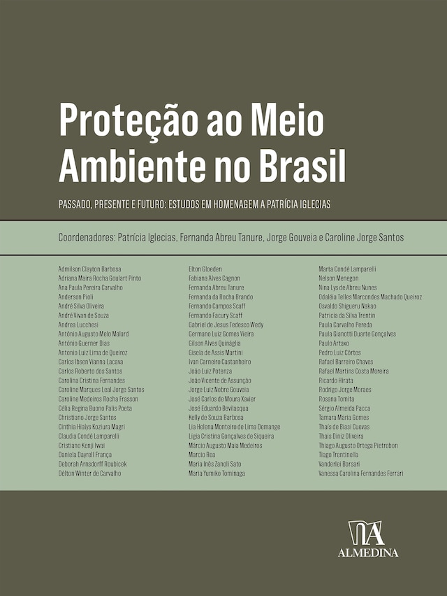 Kirjankansi teokselle Proteção ao Meio Ambiente no Brasil