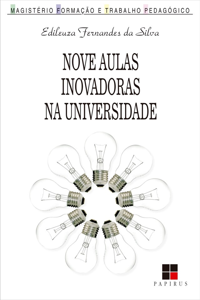 Book cover for Nove aulas inovadoras na universidade