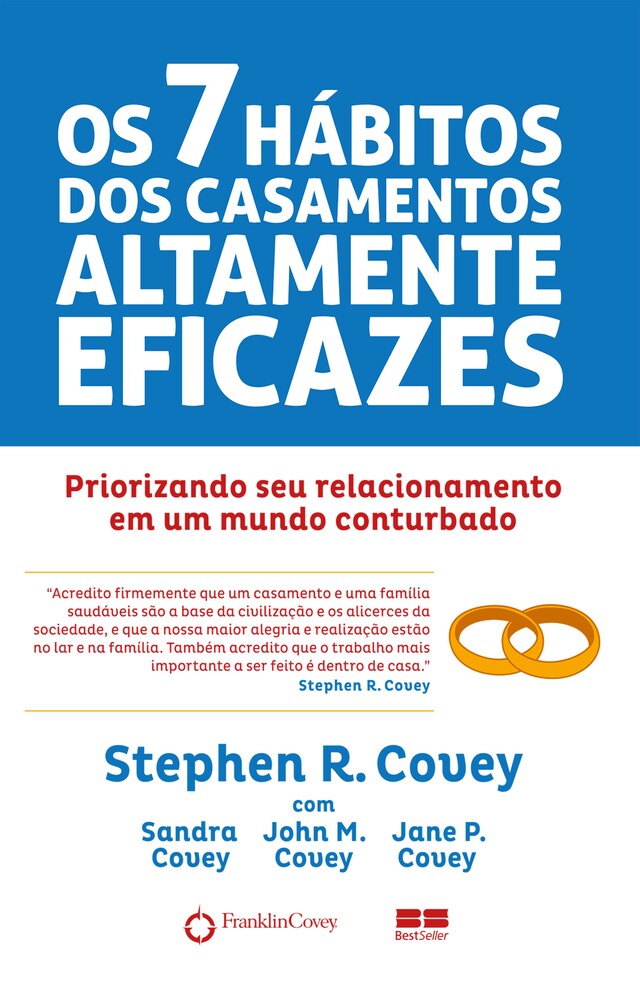 Book cover for Os 7 hábitos dos casamentos altamente eficazes