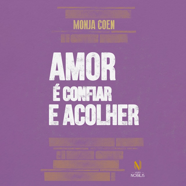 Book cover for Amor é confiar e acolher.