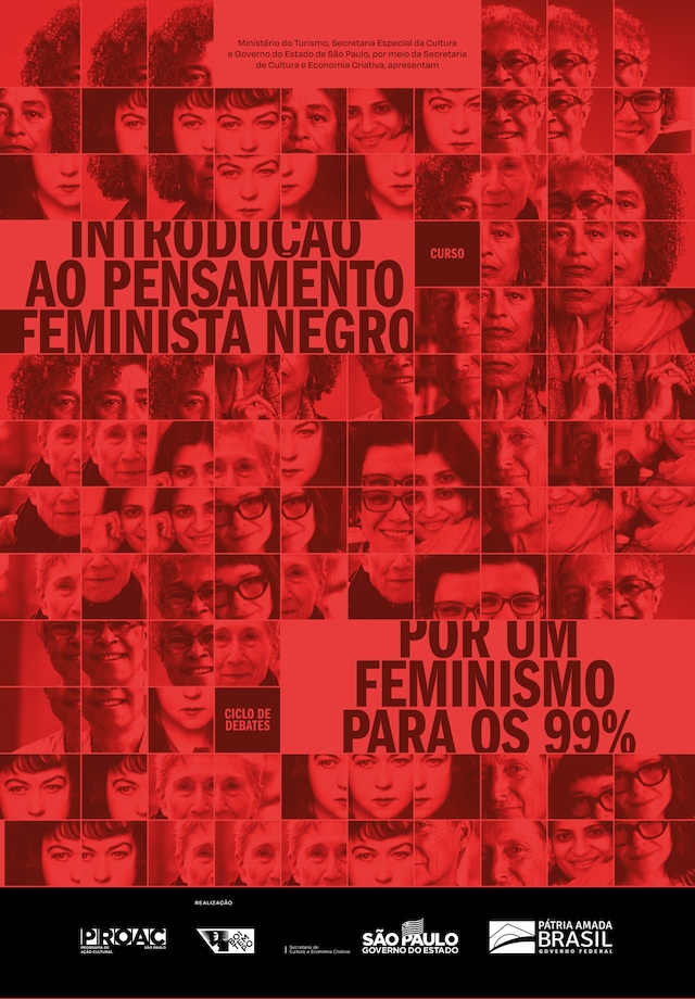 Kirjankansi teokselle Introdução ao pensamento feminista negro / Por um feminismo para os 99%