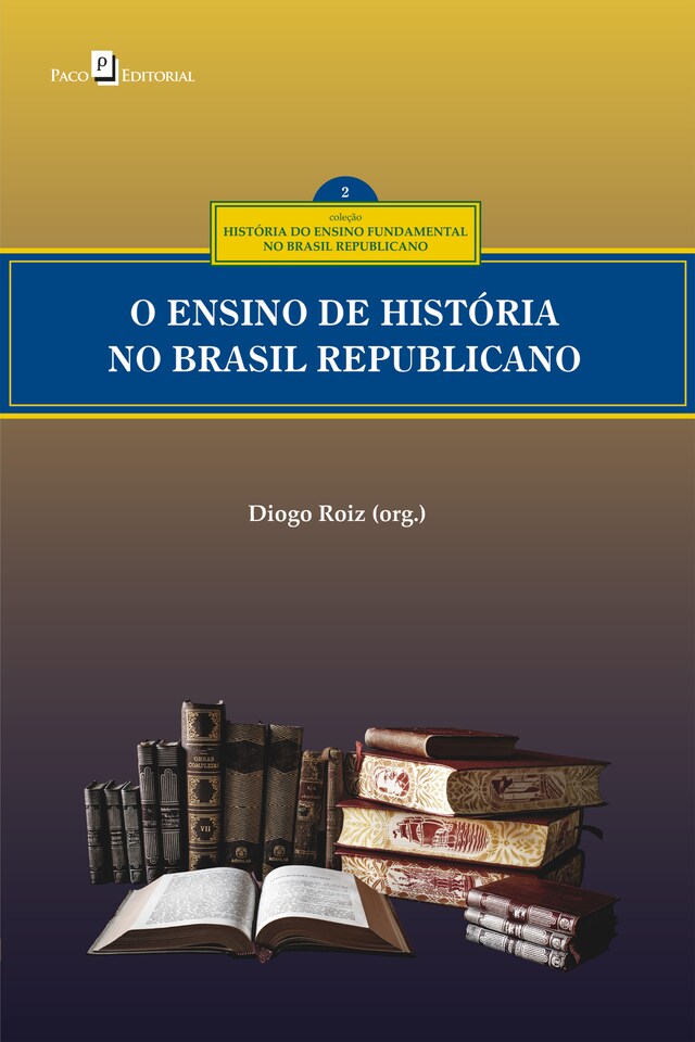 Book cover for O ensino de História no Brasil republicano