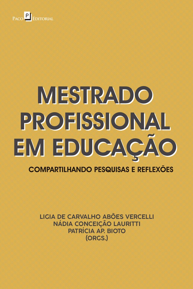 Book cover for Mestrado profissional em educação