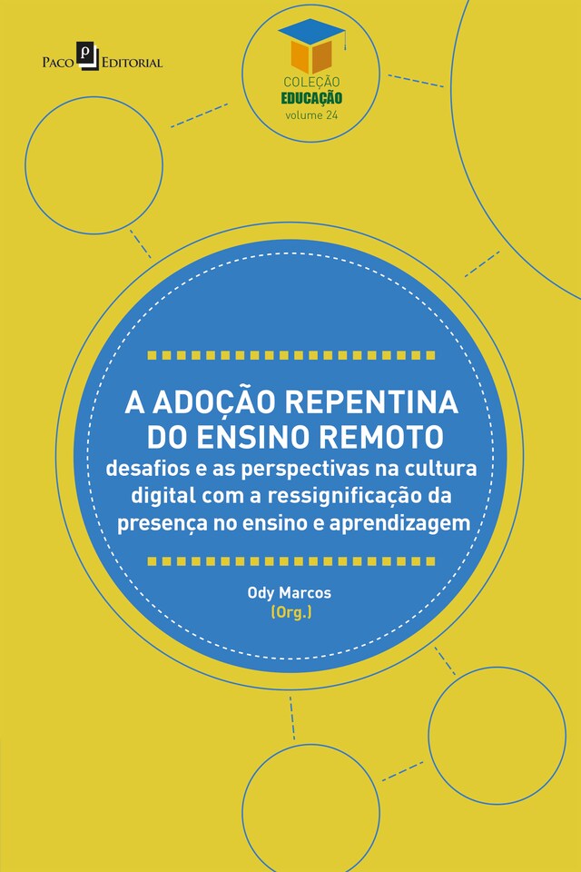 Portada de libro para A adoção repentina do ensino remoto