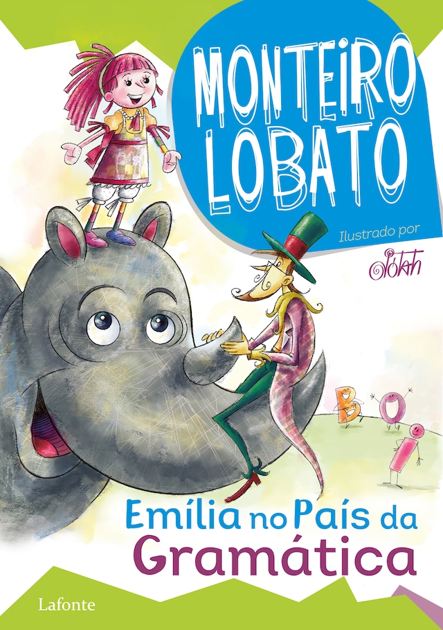 Book cover for Emília no País da gramática