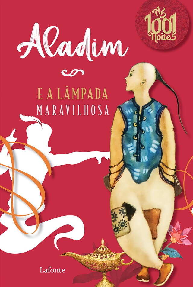 Portada de libro para Aladim e a lâmpada maravilhosa