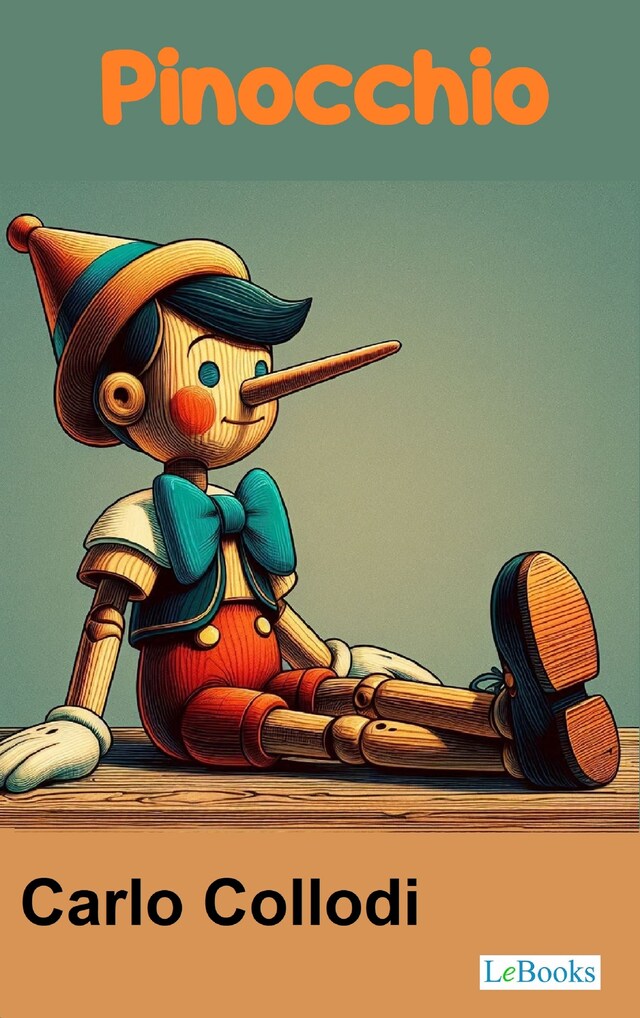 Portada de libro para Pinocchio - Collodi