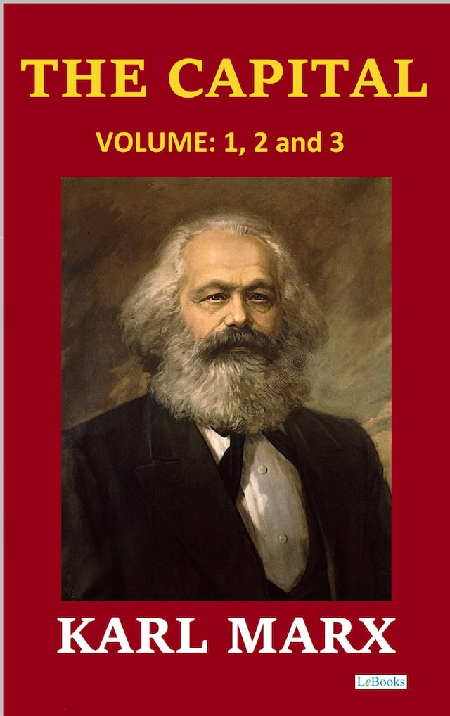 Kirjankansi teokselle THE CAPITAL - Karl Marx