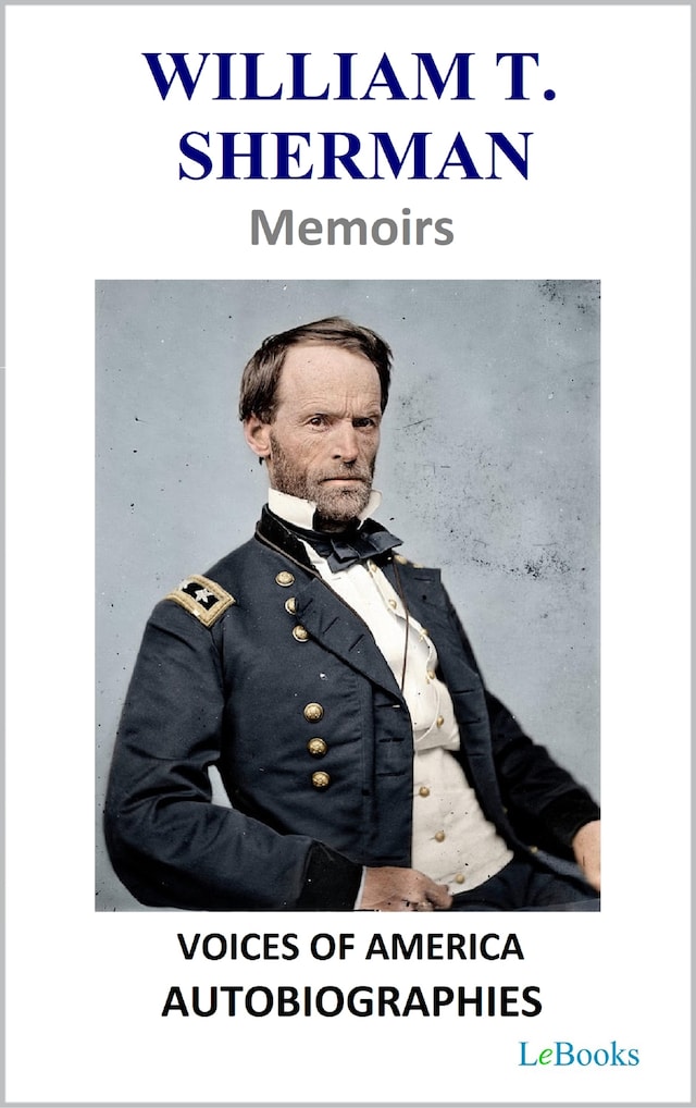 Book cover for William T. Sherman -  Memoirs